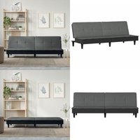Vidaxl - Schlafsofa Dunkelgrau Stoff - Schlafsofa - Sofa Bett - Gästebett - Wohnraum Möbel - Polstersitzmöbel - Home & Living von VIDAXL