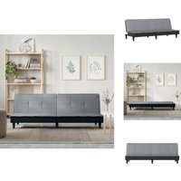 Vidaxl - Schlafsofa Hellgrau Stoff - Schlafsofa - Sofa Bett - Gästebett - Wohnraum Möbel - Polstersitzmöbel Vidaxl - Schlafsofa Hellgrau Stoff - Schlafsofa - Sofa Bett - Gästebett - Wohnraum Möbel - Polstersitzmöbel von VIDAXL