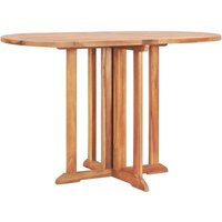 Schmetterling Gartentisch,Terrassentisch Klappbar 120x70x75cm Teak Massivholz vidaXL von BONNEVIE