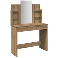 Schminktisch mit Spiegel Artisan-Eiche 96x39x142 cm Vidaxl Schminktisch mit Spiegel Artisan-Eiche 96x39x142 cm Vidaxl von VIDAXL