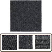 Schmutzfangläufer 100x100 cm Anthrazit - Schmutzfangmatte - Flurmatten - Eingangsmatte - Laufmatte - Polypropylen Matte von VIDAXL