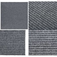 Schmutzfangläufer 100x100 cm Grau - Schmutzfangmatte - Läufer - Wohnzimmerteppich - Flurmatten - Grau - Home & Living Schmutzfangläufer 100x100 cm Grau - Schmutzfangmatte - Läufer - Wohnzimmerteppich - Flurmatten - Grau - Home & Living von VIDAXL