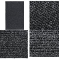 Schmutzfangläufer 100x150 cm Anthrazit - Schmutzfangmatte - Läufer - Teppichboden - Wohnzimmerteppich - Flurmatten - Home & Living von VIDAXL