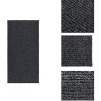 Schmutzfangläufer 100x200 cm Anthrazit - Schmutzfangmatte - Laufmatte - Flurmatten - Treppenlaufmatte - Anthrazit von VIDAXL