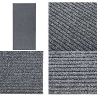 Vidaxl - Schmutzfangläufer Grau 100x200 cm - Schmutzfangmatte - Laufmatte - Flurmatten - Wohnzimmerteppich - Treppenlaufmatte - Home & Living von VIDAXL