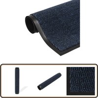Vidaxl - Schmutzfangmatte Rechteckig Getuftet 40x60 cm Blau - Schmutzfangmatte - Eingangsmatte - Türklinke - Treppenmatte - Rutschfeste Matte von VIDAXL