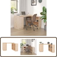 Vidaxl - Schreibtisch 110x50x75 cm Massivholz Kiefer - Kiefernholzschesreibtisch - Holz Schreibtisch - Bürotisch - Home Office Tisch - Schreibtisch Vidaxl - Schreibtisch 110x50x75 cm Massivholz Kiefer - Kiefernholzschesreibtisch - Holz Schreibtisch - Bürotisch - Home Office Tisch - Schreibtisch von VIDAXL