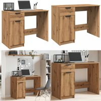 Schreibtisch Artisan-Eiche 100x50x75 cm Holzwerkstoff - Vidaxl von VIDAXL