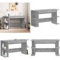 Vidaxl - Schreibtisch Betongrau 140x50x75 cm Holzwerkstoff - Schreibtisch - Home Office - Bürostuhl - Arbeitsplatzgestaltung - Holzwerkstoffmöbel Vidaxl - Schreibtisch Betongrau 140x50x75 cm Holzwerkstoff - Schreibtisch - Home Office - Bürostuhl - Arbeitsplatzgestaltung - Holzwerkstoffmöbel von VIDAXL