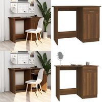 Vidaxl - Schreibtisch Braun Eichen-Optik 100x50x76 cm Holzwerkstoff - Schreibtisch - Eiche Optik - Holzwerkstoff - Home Office Vidaxl - Schreibtisch Braun Eichen-Optik 100x50x76 cm Holzwerkstoff - Schreibtisch - Eiche Optik - Holzwerkstoff - Home Office von VIDAXL