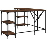 Vidaxl - Schreibtisch Braun Eichen-Optik 139x139x75 cm Holzwerkstoff Vidaxl - Schreibtisch Braun Eichen-Optik 139x139x75 cm Holzwerkstoff von VIDAXL