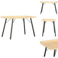 Vidaxl - Schreibtisch Eiche 90×50×79 cm - Schreibtisch - Eiche Optik - Schwarzer Schreibtisch - Home Office Möbel - Bürostuhl Vidaxl - Schreibtisch Eiche 90×50×79 cm - Schreibtisch - Eiche Optik - Schwarzer Schreibtisch - Home Office Möbel - Bürostuhl von VIDAXL