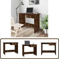 Schreibtisch Räuchereiche 100x50x76 cm Holzwerkstoff - Holz Schreibtisch - Bürotisch - Schreibtisch Braun - Schreibtisch Modern - Home Office Möbel von VIDAXL