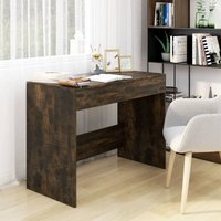 Schreibtisch Räuchereiche 101x50x76,5 cm Holzwerkstoff Vidaxl 806302 von VIDAXL