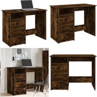 Schreibtisch Räuchereiche 102x50x75 cm Holzwerkstoff - Vidaxl Schreibtisch Räuchereiche 102x50x75 cm Holzwerkstoff - Vidaxl von VIDAXL