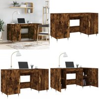 Vidaxl - Schreibtisch Räuchereiche 140x50x75 cm Holzwerkstoff - Bürostuhl - Schreibtisch - Home Office - Arbeitsplatzgestaltung - Holzwerkstoffmöbel Vidaxl - Schreibtisch Räuchereiche 140x50x75 cm Holzwerkstoff - Bürostuhl - Schreibtisch - Home Office - Arbeitsplatzgestaltung - Holzwerkstoffmöbel von VIDAXL