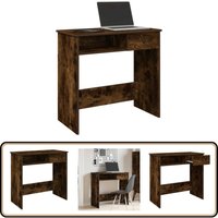 Schreibtisch Räuchereiche 80x40x75 cm Holzwerkstoff - Vidaxl von VIDAXL