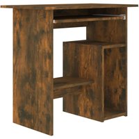 Vidaxl - Schreibtisch Räuchereiche 80x45x74 cm Holzwerkstoff von VIDAXL