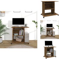 Vidaxl - Schreibtisch Räuchereiche 80x50x75 cm Holzwerkstoff - Schreibtisch - Laptoptisch - PC-Tisch - Homeoffice - Holzwerkstoff Vidaxl - Schreibtisch Räuchereiche 80x50x75 cm Holzwerkstoff - Schreibtisch - Laptoptisch - PC-Tisch - Homeoffice - Holzwerkstoff von VIDAXL
