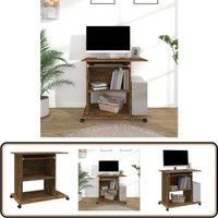 Vidaxl - Schreibtisch Räuchereiche 80x50x75 cm Holzwerkstoff - Schreibtisch - Laptoptisch - PC-Tisch - Homeoffice - Holzwerkstoff Vidaxl - Schreibtisch Räuchereiche 80x50x75 cm Holzwerkstoff - Schreibtisch - Laptoptisch - PC-Tisch - Homeoffice - Holzwerkstoff von VIDAXL