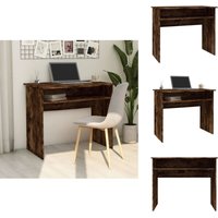 Vidaxl - Schreibtisch Räuchereiche 90x50x74 cm Holzwerkstoff - Schreibtisch - Holzwerkstoff Schreibtisch - Moderner Schreibtisch - Bürotisch - Home Vidaxl - Schreibtisch Räuchereiche 90x50x74 cm Holzwerkstoff - Schreibtisch - Holzwerkstoff Schreibtisch - Moderner Schreibtisch - Bürotisch - Home von VIDAXL