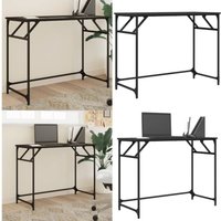 Vidaxl - Schreibtisch Schwarz 100x45x76 cm Holzwerkstoff und Stahl - Schreibtisch - Home Office - Arbeitsplatz - Kleiner Schreibtisch - Schwarzer Vidaxl - Schreibtisch Schwarz 100x45x76 cm Holzwerkstoff und Stahl - Schreibtisch - Home Office - Arbeitsplatz - Kleiner Schreibtisch - Schwarzer von VIDAXL