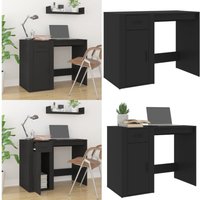 Schreibtisch Schwarz 100x49x75 cm Holzwerkstoff - Schwarzer Schreibtisch - Schreibtisch Schwarz - Holzwerkstoff Tisch - Moderner Schreibtisch Schreibtisch Schwarz 100x49x75 cm Holzwerkstoff - Schwarzer Schreibtisch - Schreibtisch Schwarz - Holzwerkstoff Tisch - Moderner Schreibtisch von VIDAXL