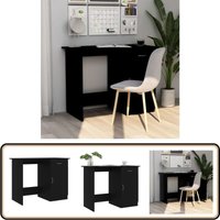 Vidaxl - Schreibtisch Schwarz 100x50x76 cm Holzwerkstoff - Schreibtisch - Holzwerkstoff Schreibtisch - Schwarzer Schreibtisch - Bürostuhl - Home von VIDAXL