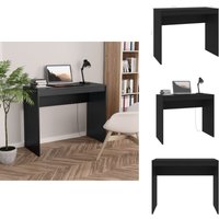 Vidaxl - Schreibtisch Schwarz 90x40x72 cm Holzwerkstoff - Schwarzer Schreibtisch - Schreibtisch Schwarz - Kleiner Schreibtisch - Kompakter Vidaxl - Schreibtisch Schwarz 90x40x72 cm Holzwerkstoff - Schwarzer Schreibtisch - Schreibtisch Schwarz - Kleiner Schreibtisch - Kompakter von VIDAXL