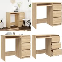 Schreibtisch Sonoma-Eiche 90x45x76 cm Holzwerkstoff - Schreibtisch - Holzwerkstoff Schreibtisch - Sonoma Eichen Schreibtisch - Kleiner Schreibtisch Schreibtisch Sonoma-Eiche 90x45x76 cm Holzwerkstoff - Schreibtisch - Holzwerkstoff Schreibtisch - Sonoma Eichen Schreibtisch - Kleiner Schreibtisch von VIDAXL