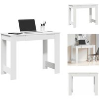 Schreibtisch Weiß 100x45x75 cm Holzwerkstoff - Schreibtisch - Schreibtische - Bürotisch - Computertisch Schreibtisch Weiß 100x45x75 cm Holzwerkstoff - Schreibtisch - Schreibtische - Bürotisch - Computertisch von VIDAXL