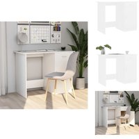Vidaxl - Schreibtisch Weiß 100×50×76 cm Holzwerkstoff - Schreibtisch - Weißer Schreibtisch - Holzwerkstoff Schreibtisch - Bürostuhl - Home Office von VIDAXL
