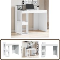 Schreibtisch Weiß 103,5x56,5x94 cm Holzwerkstoff - Bürostuhl - Schreibtisch - Home Office - Arbeitsplatzgestaltung - Computerarbeitsplatz Schreibtisch Weiß 103,5x56,5x94 cm Holzwerkstoff - Bürostuhl - Schreibtisch - Home Office - Arbeitsplatzgestaltung - Computerarbeitsplatz von VIDAXL