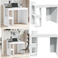 Vidaxl - Schreibtisch Weiß 103,5x56,5x94 cm Holzwerkstoff - Bürostuhl - Schreibtisch - Home Office - Arbeitsplatzgestaltung - Computerarbeitsplatz von VIDAXL