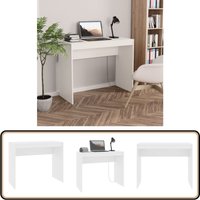 Vidaxl - Schreibtisch Weiß 90×40×72 cm Holzwerkstoff - Schreibtisch - Weißer Schreibtisch - Holzwerkstoff Schreibtisch - Kleiner Schreibtisch von VIDAXL