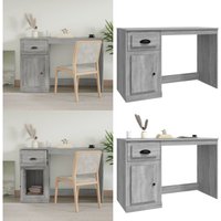 Vidaxl - Schreibtisch mit Schublade Grau Sonoma 115x50x75cm - Bürostuhl - Schreibtisch Grau - Home Office - Arbeitsplatzgestaltung Vidaxl - Schreibtisch mit Schublade Grau Sonoma 115x50x75cm - Bürostuhl - Schreibtisch Grau - Home Office - Arbeitsplatzgestaltung von VIDAXL