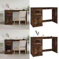 Vidaxl - Schreibtisch mit Schublade Räuchereiche 115x50x75cm - Bürostuhl - Schreibtisch - Home Office - Arbeitsplatzgestaltung - Holzwerkstoffmöbel Vidaxl - Schreibtisch mit Schublade Räuchereiche 115x50x75cm - Bürostuhl - Schreibtisch - Home Office - Arbeitsplatzgestaltung - Holzwerkstoffmöbel von VIDAXL