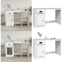 Vidaxl - Schreibtisch mit Schublade Weiß 115x50x75 cm Holzwerkstoff - Bürostuhl - Schreibtisch - Home Office - Arbeitsplatzgestaltung Vidaxl - Schreibtisch mit Schublade Weiß 115x50x75 cm Holzwerkstoff - Bürostuhl - Schreibtisch - Home Office - Arbeitsplatzgestaltung von VIDAXL