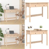 Vidaxl - Schreibtisch mit Schubladen 100x50x78 cm Massivholz Kiefer - Holz Schreibtisch - Kiefernholzschiebtisch - Schreibtisch Massiv - Home Office von VIDAXL