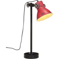 Vidaxl - Schreibtischlampe 25 w Rot 15x15x55 cm E27 von VIDAXL