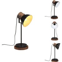 Vidaxl - Schreibtischlampe 25 w Schwarz 17x17x50 cm E27 - Tischleuchte - Industrielampen - Stehlampe - Wohnraumbeleuchtung - Schlafzimmerlampe von VIDAXL