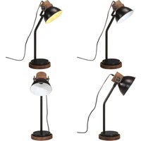 Vidaxl - Schreibtischlampe 25 w Schwarz 18x18x60 cm E27 - Industrielampen - Schreibtischlampe - Stehleuchte - Wohnraumleuchte - Esszimmerlampe - Home von VIDAXL