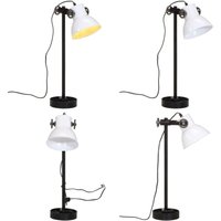 Schreibtischlampe 25 w Weiß 15x15x55 cm E27 - Industrielampen - Schreibtischlampe - Stehlampe - LED-Lampe - Wohnraumleuchte - Home & Living von VIDAXL