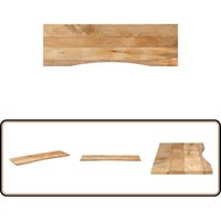 Vidaxl - Schreibtischplatte mit Aussparung 160x50x2,5cm Massivholz Mango Vidaxl - Schreibtischplatte mit Aussparung 160x50x2,5cm Massivholz Mango von VIDAXL