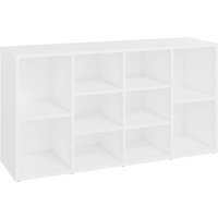 Schuhbank Weiß 103x30x54,5 cm Holzwerkstoff Vidaxl von VIDAXL