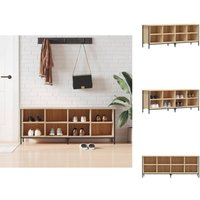 Vidaxl - Schuhregale & -schränke - Living Schuhregal Sonoma-Eiche 131x35x50 cm Holzwerkstoff - Braun Vidaxl - Schuhregale & -schränke - Living Schuhregal Sonoma-Eiche 131x35x50 cm Holzwerkstoff - Braun von VIDAXL