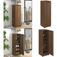 Vidaxl - Schuhschrank Braun Eichen-Optik 30x35x100 cm Holzwerkstoff - Schuhschrank - Holzwerkstoff - Eiche Optik - Garderobe - Einbauschrank - Home & Vidaxl - Schuhschrank Braun Eichen-Optik 30x35x100 cm Holzwerkstoff - Schuhschrank - Holzwerkstoff - Eiche Optik - Garderobe - Einbauschrank - Home & von VIDAXL