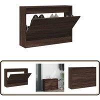 Vidaxl - Schuhschrank Braun Eichen-Optik 80x21x57 cm Holzwerkstoff - Schuhschrank - Schrank Für Schuhe - Schuhregal - Eiche Optik - Wohnzimmermöbel Vidaxl - Schuhschrank Braun Eichen-Optik 80x21x57 cm Holzwerkstoff - Schuhschrank - Schrank Für Schuhe - Schuhregal - Eiche Optik - Wohnzimmermöbel von VIDAXL