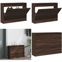 Vidaxl - Schuhschrank Braun Eichen-Optik 80x21x57 cm Holzwerkstoff - Schuhschrank - Schrank Für Schuhe - Schuhregal - Eiche Optik - Wohnzimmermöbel Vidaxl - Schuhschrank Braun Eichen-Optik 80x21x57 cm Holzwerkstoff - Schuhschrank - Schrank Für Schuhe - Schuhregal - Eiche Optik - Wohnzimmermöbel von VIDAXL