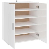 Schuhschrank Hochglanz-Weiß 60x35x70 cm Holzwerkstoff Vidaxl Schuhschrank Hochglanz-Weiß 60x35x70 cm Holzwerkstoff Vidaxl von VIDAXL